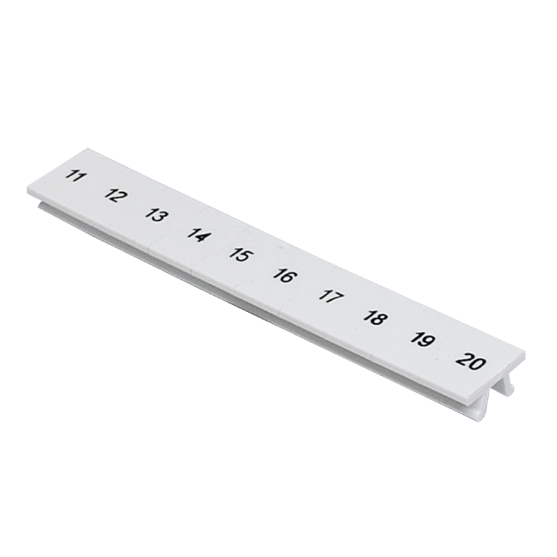 Plancha Tira Zack, 10 Unidades, Nros 11 a 20, Blanco, 10mm. ZB 10, 11-20 Phoenix Contact Plancha Tira Zack, 10 Unidades, Nros 11 a 20, Blanco, 10mm. ZB 10, 11-20 Phoenix Contact