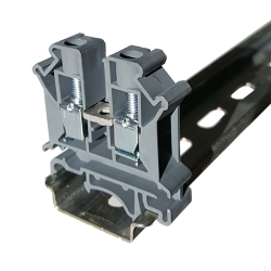 Borne de Paso TB P/Riel Din, 1.5-16mm², 10.2mm, Gris. TB 10 I MS Phoenix Contact