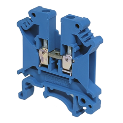 Borne de Paso TB P/Riel Din, 0.5-6mm², 6.2mm, Azul. TB 4 I MS BU Phoenix Contact