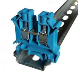 Borne de Paso TB P/Riel Din, 1.5-16mm², 10.2mm, Azul. TB 10 I MS BU Phoenix Contact