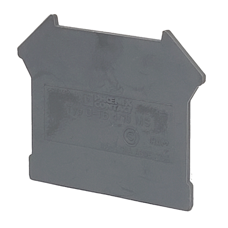 Tapa Final para Borne TB 4/10 MS, 1.8mm, Gris. D-TB 4/10 MS Phoenix Contact