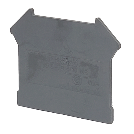 Tapa Final para Borne TB 4/10 MS, 1.8mm, Gris. D-TB 4/10 MS Phoenix Contact