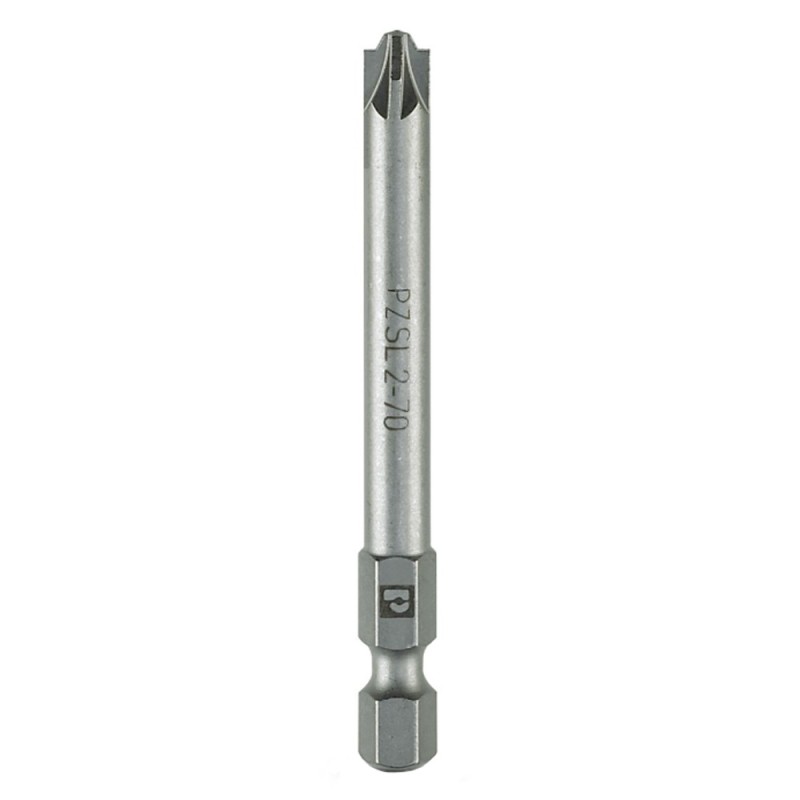 Punta Atornillador, Pozidriv Plus-Minus , Pz/S2 X70mm, E1/4". Sf-Bit-Pzsl 2-70 Phoenix Contact