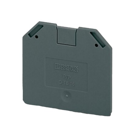 Tapa Final para Borne TB 35 MS, 2.2mm, Gris. D-TB 35 MS Phoenix Contact