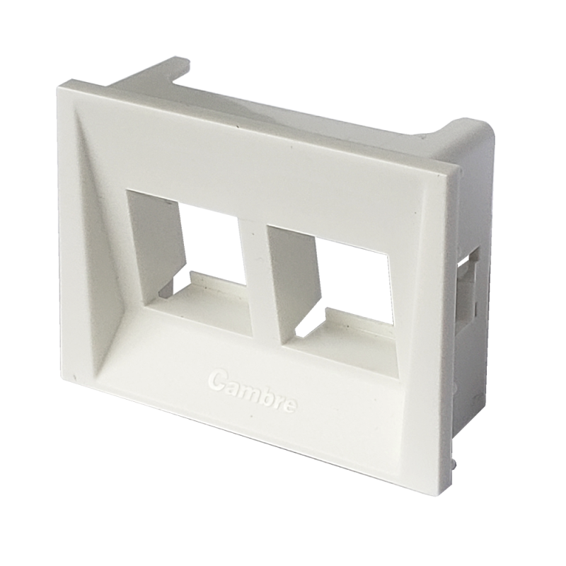 Caja de Aloje 2 Modulo Rj45/Rj11- Blanco 6974 Cambre