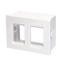 Caja de Aloje 2 Modulo Rj45/Rj11- Blanco 6974 Cambre