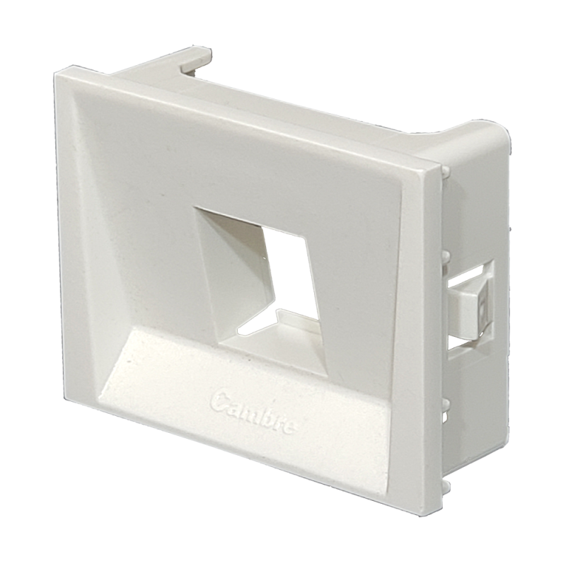 Caja de Aloje Modulo Rj45/Rj11- Blanco 6930 Cambre Caja de Aloje Modulo Rj45/Rj11- Blanco 6930 Cambre
