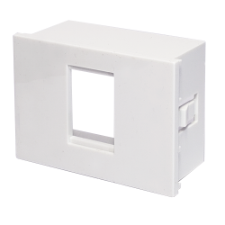 Caja de Aloje Modulo Rj45/Rj11- Blanco 6930 Cambre
