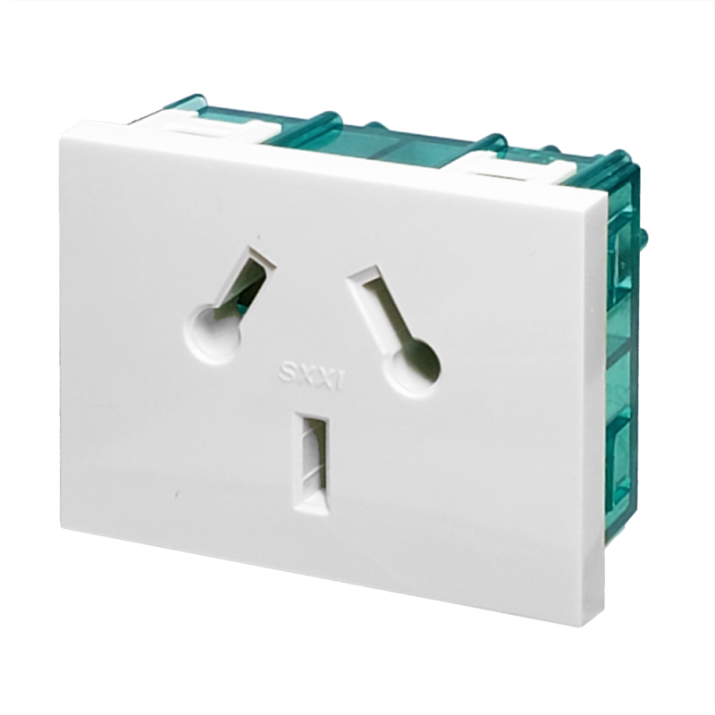 Modulo Toma Bip + Bip C/Tierra 250V, 10A,  Bl 6909 Cambre