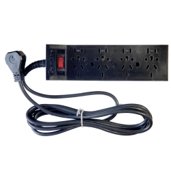 Prolongador Multinorma C/Term. 4 Tomas C/Cable 3 Mts  Negro 1100 Cambre