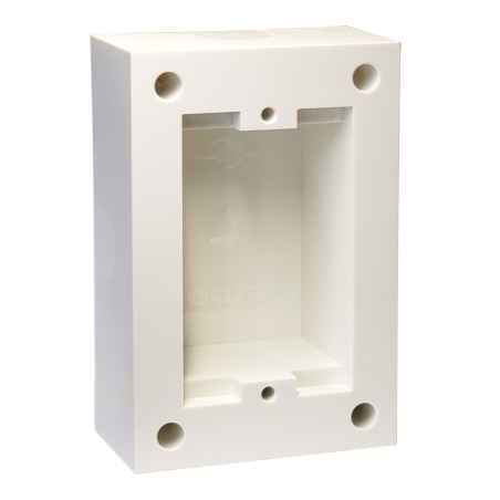 Caja Exterior de Pared para Bastidor 10X5 Blanco 4156 Cambre