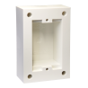 Caja Exterior de Pared para Bastidor 10X5 Blanco 4156 Cambre