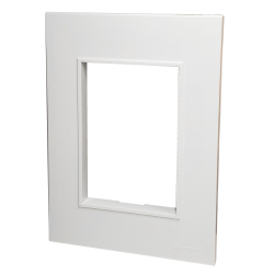 Tapa 4 Mód. Bauhaus C/Distan. Y Ribete Fijo. Blanco 4950 Cambre