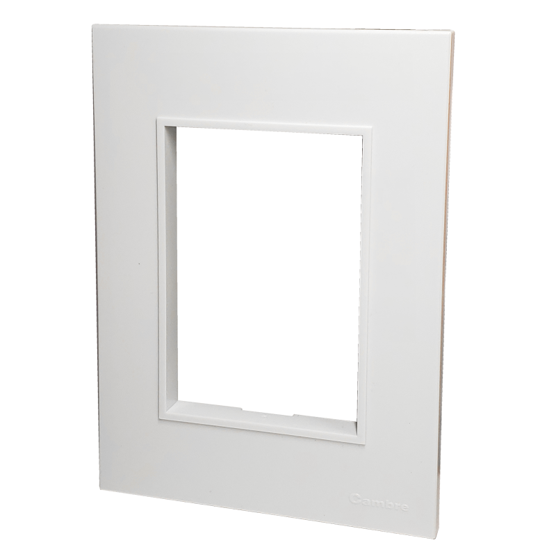 Tapa 4 Mód. Bauhaus C/Distan. Y Ribete Fijo. Blanco 4950 Cambre Tapa 4 Mód. Bauhaus C/Distan. Y Ribete Fijo. Blanco 4950 Cambre