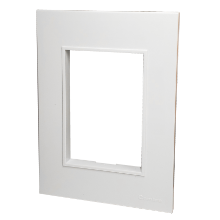 Tapa 4 Mód. Bauhaus C/Distan. Y Ribete Fijo. Blanco 4950 Cambre