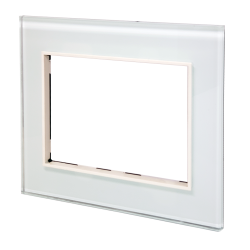 Tapa 8 Mód. Bauhaus C/Distan. Vidrio Blanco 4972 Cambre