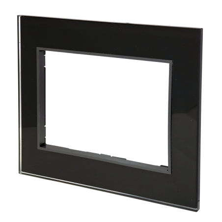 Tapa 8 Mód. Bauhaus C/Distan. Vidrio Negro 4977 Cambre