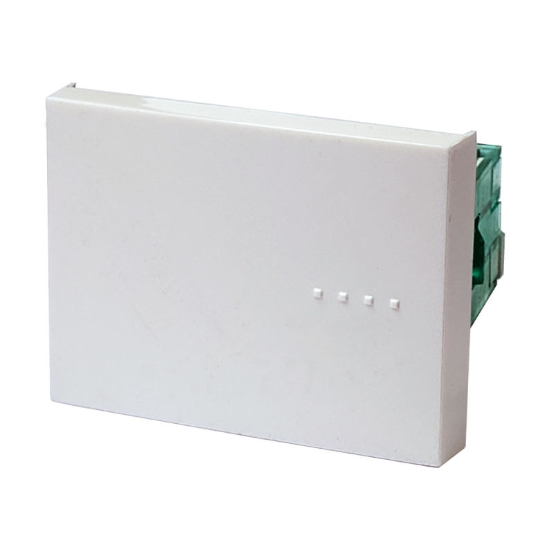 Módulo Combinación Tecla Doble, Bauhaus, Blanco 6021 Cambre