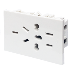 Modulo Toma Multiple Universal 250V, 10A,  Bl 6908 Cambre