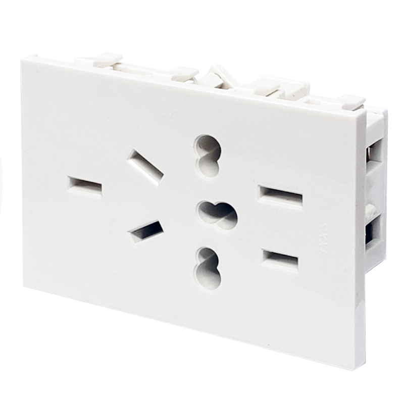 Modulo Toma Multiple Universal 250V, 10A,  Bl 6908 Cambre