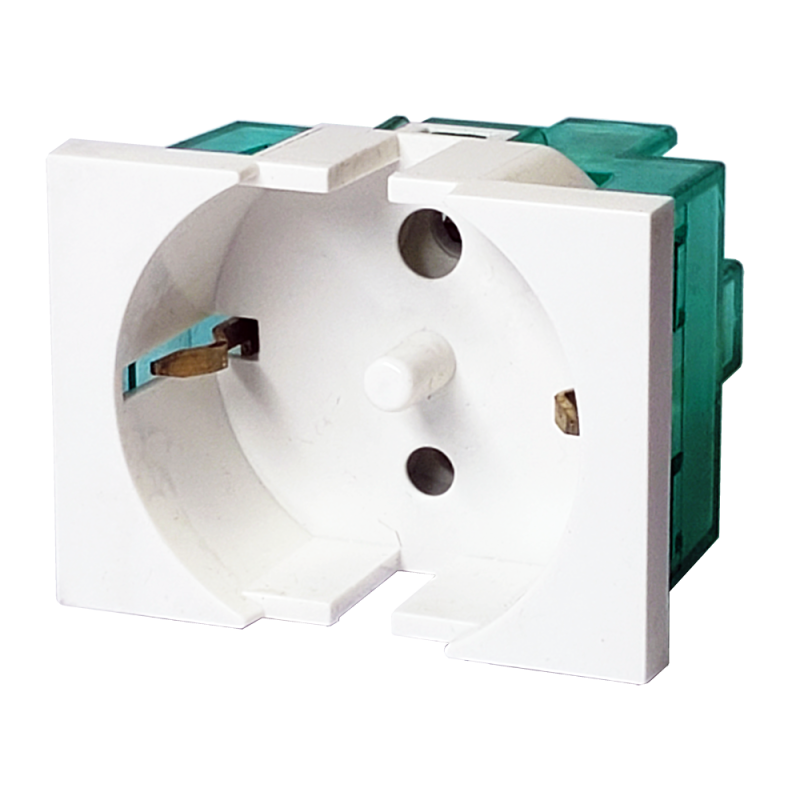 Módulo Toma Schuko Polarizado 16A, Blanco 6918 Cambre