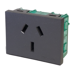 Modulo Toma Bip. C/Tierra 250V, 10A, Iram   Gr 7904 Cambre