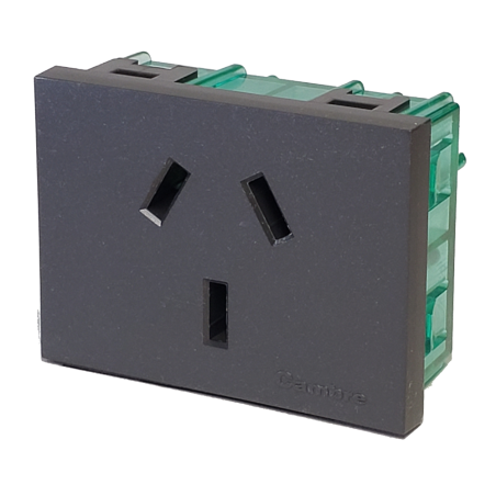 Modulo Toma Bip. C/Tierra 250V, 10A, Iram   Gr 7904 Cambre