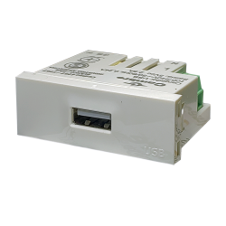 Modulo Cargador Usb 220V 2,5A Blanco  6957 Cambre