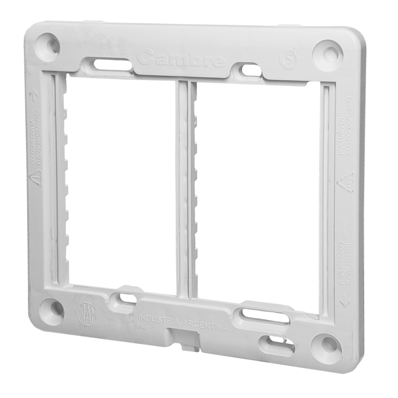 Bastidor Doble 8 Módulos para Línea Siglo XXI Y XXII 6980 Cambre Bastidor Doble 8 Módulos para Línea Siglo XXI Y XXII 6980 Cambre