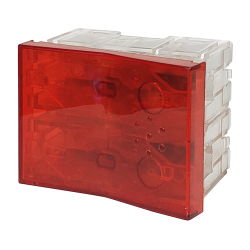 Módulo Combinación Bipolar, 4 Vías, Siglo XXII, Rojo 9526 Cambre