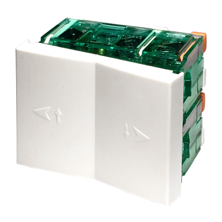 Módulo Interruptor p/Persianas, 6 Bornes,  Siglo XXII, Blanco 9535 Cambre