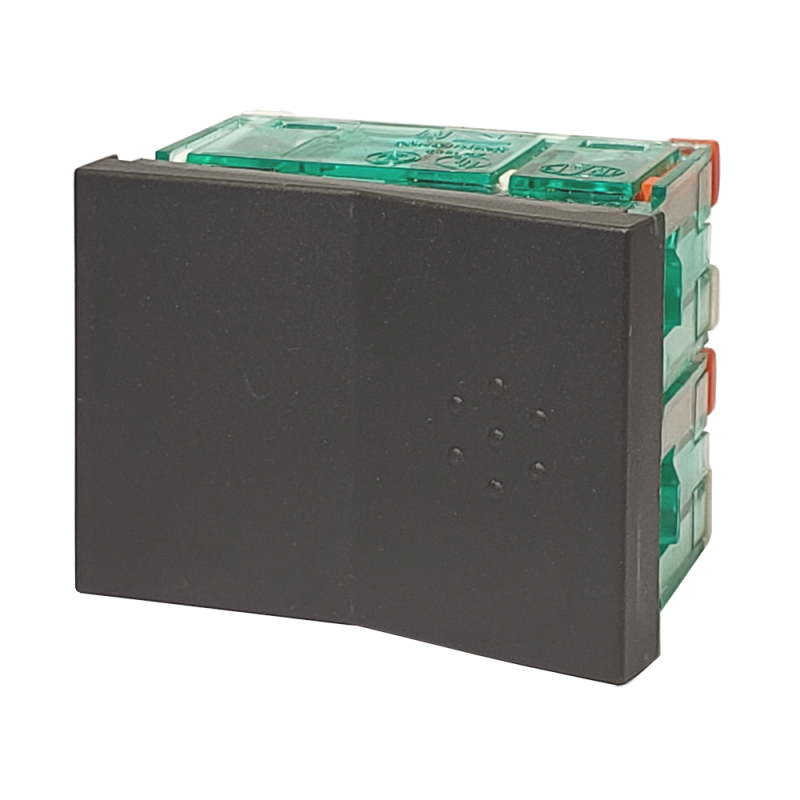 Módulo Combinación Bipolar, 4 Vías, Siglo XXII, Gris 7508 Cambre