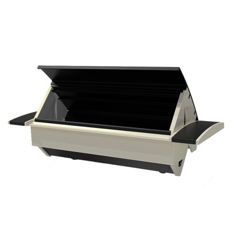 Estacion de Carga Dk10, Alumino, p/Escrit. Ne/ Bl 1952 Cambre