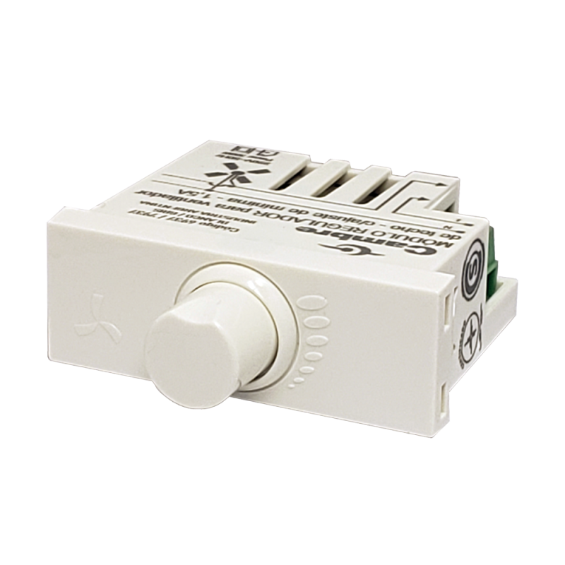Modulo Dimmer, Regulador Luminico A Perilla. Blanco 6938 Cambre