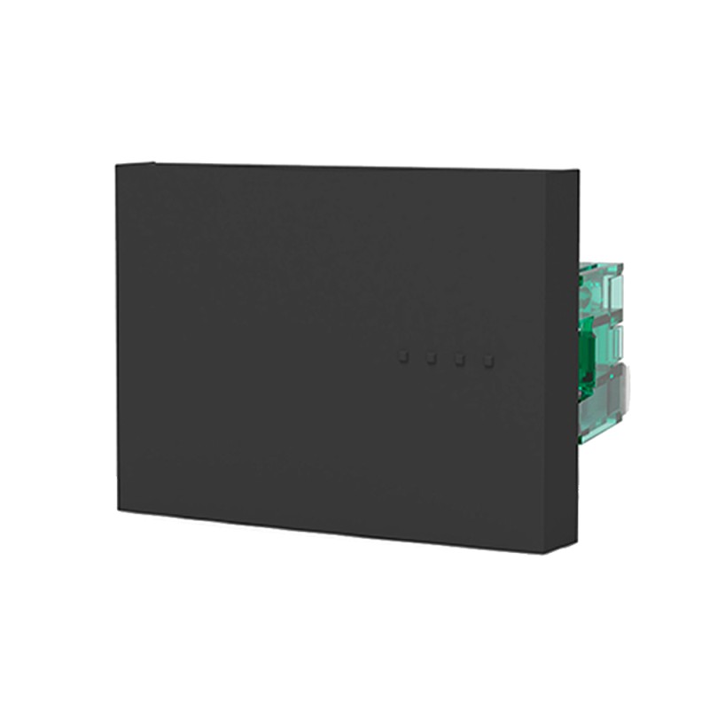 Módulo Pulsador Tecla Doble, Bauhaus, Gris 6122 Cambre