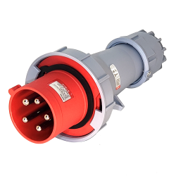 Ficha Movil Triton 3P+N+T 125A 200/346-240/415Vca 6H IP67 Rj H-5676W Steck