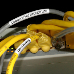 Cinta Termocontraible HSe211E Neg/Bla. 6mm Brother