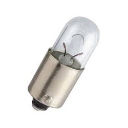 Lampara de Señaliz. T10x28 BA9s 24V 50mA Clara LAMBA9-24V