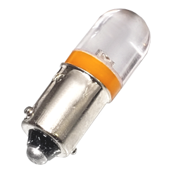 Lampara de Señaliz. T10x28 BA9s 24Vac/cc Led Amarillo LAMBA9-24V