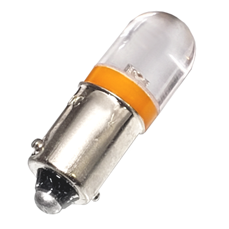 Lampara de Señaliz. T10x28 BA9s 24Vac/cc Led Amarillo LAMBA9-24V