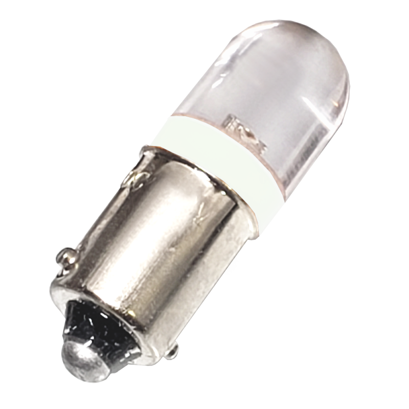 Lampara de Señaliz. T10x28 BA9s  24Vac/cc Led Blanco LAMBA9-24V