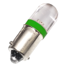 Lampara de Señaliz. T10x28 BA9s 24Vac/cc Led Verde LAMBA9-24V