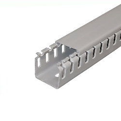 Tira Cablecanal Ranurado Heladuct, 30x30mm, Pvc Gris HD2P-30x30 x2Mt Hellermann Tyton