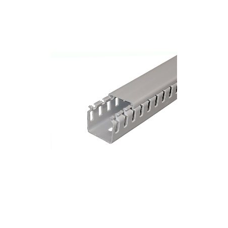 Tira Cablecanal Ranurado Heladuct, 30x30mm, Pvc Gris HD2P-30x30 x2Mt Hellermann Tyton