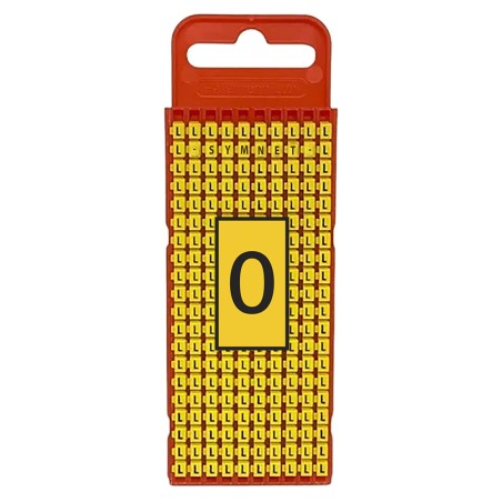 Marcador WIC1, 0,5-1,5Mm² 3x5mm Pa66, N°0 Ama (Plancha x200) WIC1 0 AM Hellermann Tyton
