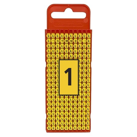 Marcador WIC1, 0,5-1,5Mm² 3x5mm Pa66, N°1 Ama (Plancha x200) WIC1 1 AM Hellermann Tyton