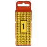 Marcador WIC1, 0,5-1,5Mm² 3x5mm Pa66, N°1 Ama (Plancha x200) WIC1 1 AM Hellermann Tyton