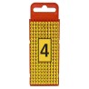 Marcador WIC1, 0,5-1,5Mm² 3x5mm Pa66, N°4 Ama (Plancha x200) WIC1 4 AM Hellermann Tyton