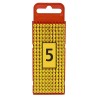 Marcador WIC1, 0,5-1,5Mm² 3x5mm Pa66, N°5 Ama (Plancha x200) WIC1 5 AM Hellermann Tyton