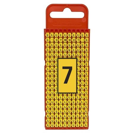 Marcador WIC1, 0,5-1,5Mm² 3x5mm Pa66, N°7 Ama (Plancha x200) WIC1 7 AM Hellermann Tyton